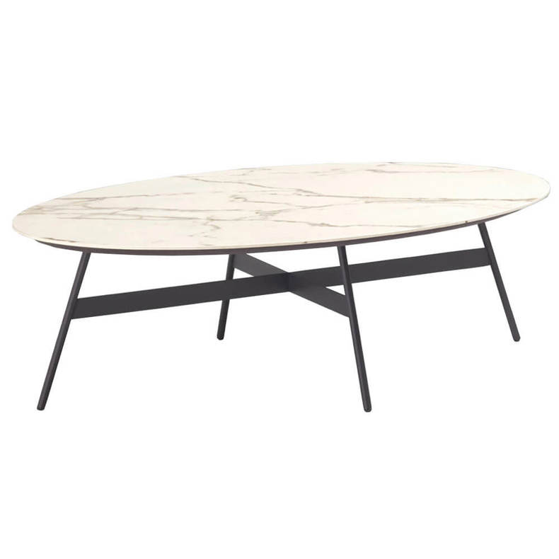 Ceramic Oval Coffee Table 4776